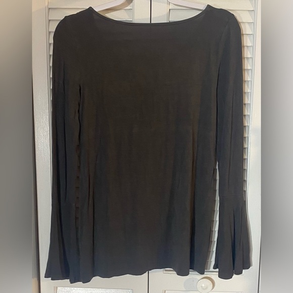 American Eagle Outfitters Soft & Sexy Charcoal Gray Long Sleeve Top, Size S - Picture 4 of 7